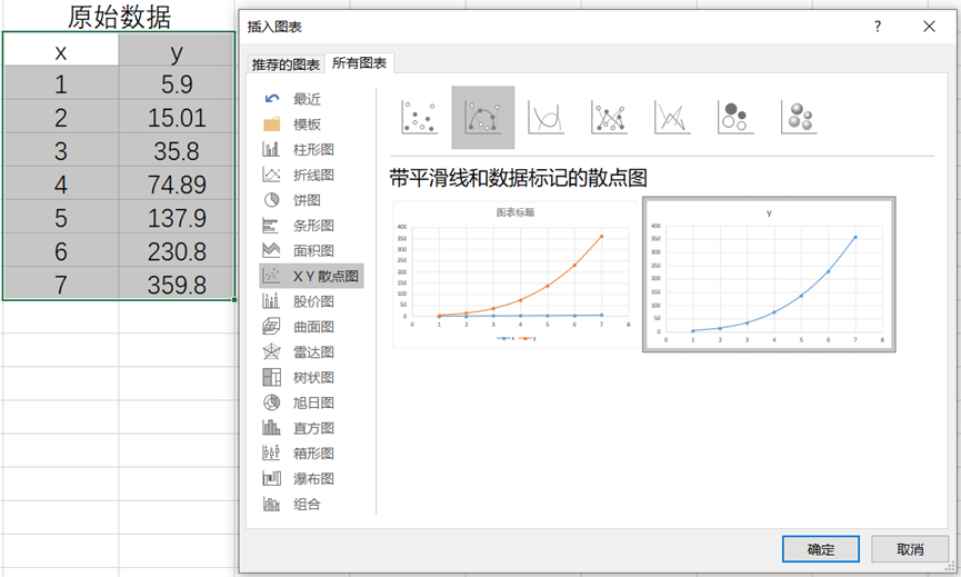 excel平滑曲线图图片