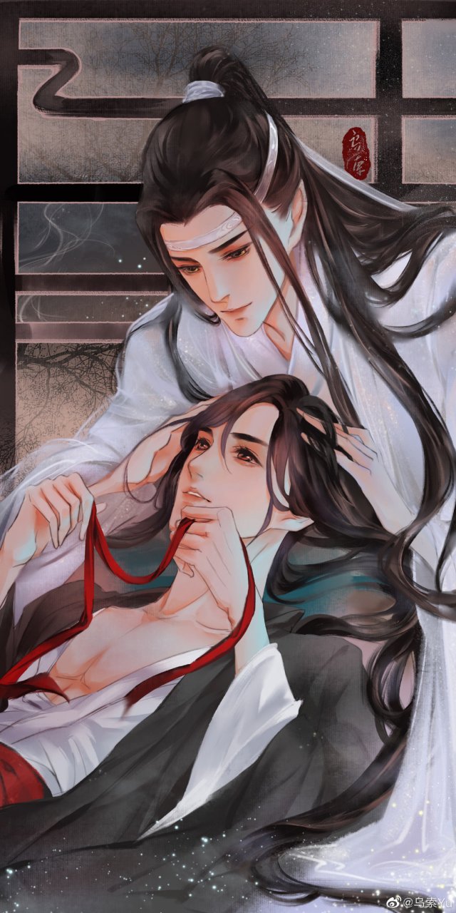 魔道祖师##漫画# 哄睡[月亮] 吹爆吹爆,太有意境了[给你小心心] by