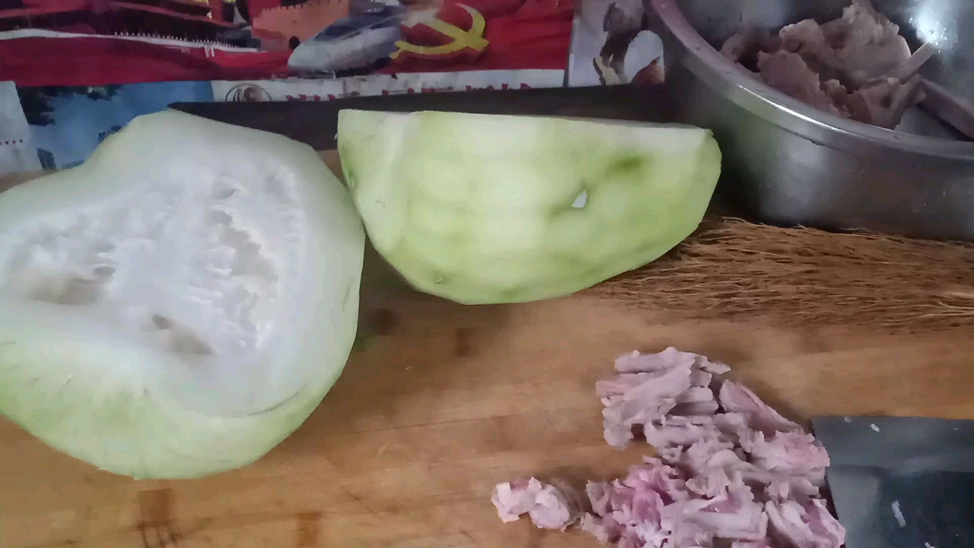 羊肉和冬瓜搭配做的羊肉汤真不错