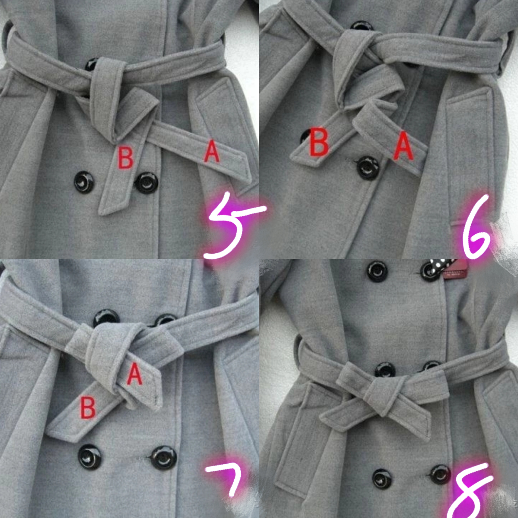 蝴蝶结的系法 腰间