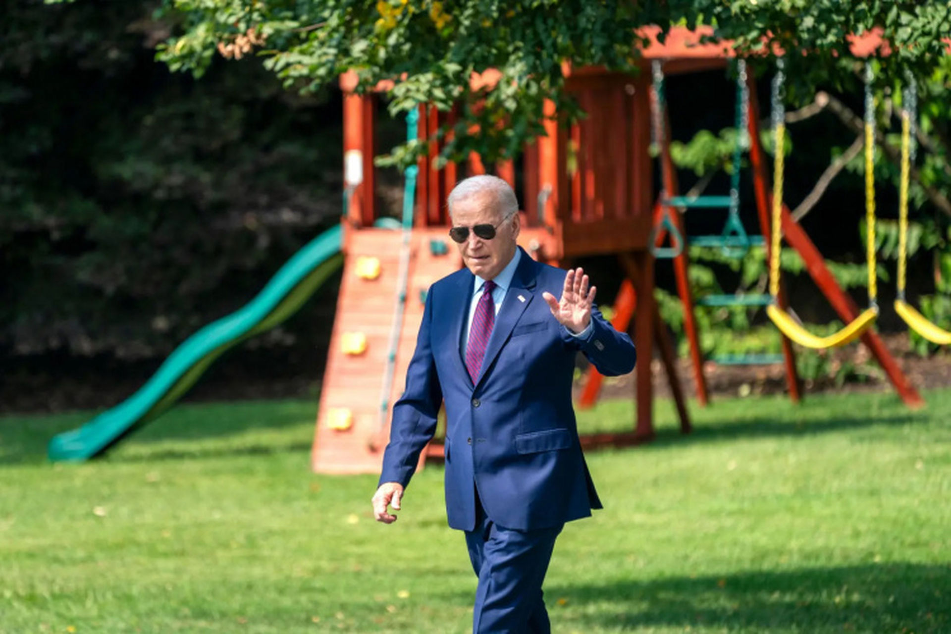 美国总统乔·拜登首次公开就其儿子亨特·拜登的4岁私生女纳薇