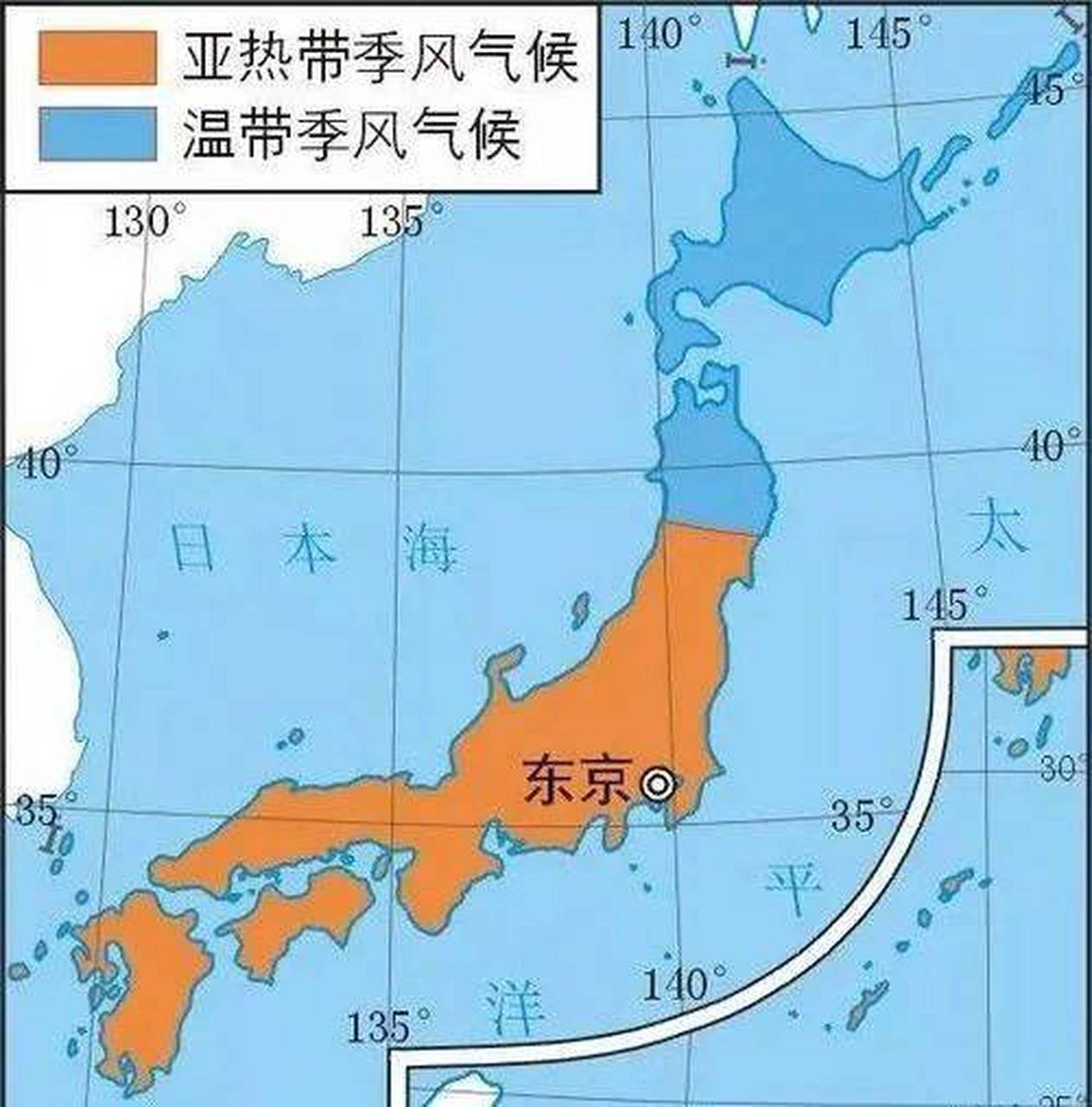 日本地理气候图片