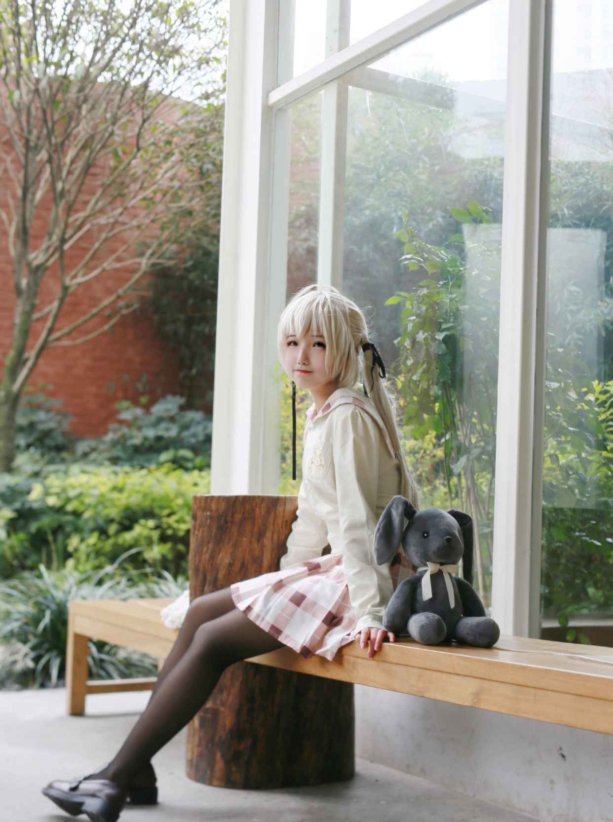 cosplay:春日野穹的丝袜控,无论"黑丝"还是"白丝"都轻松驾驭