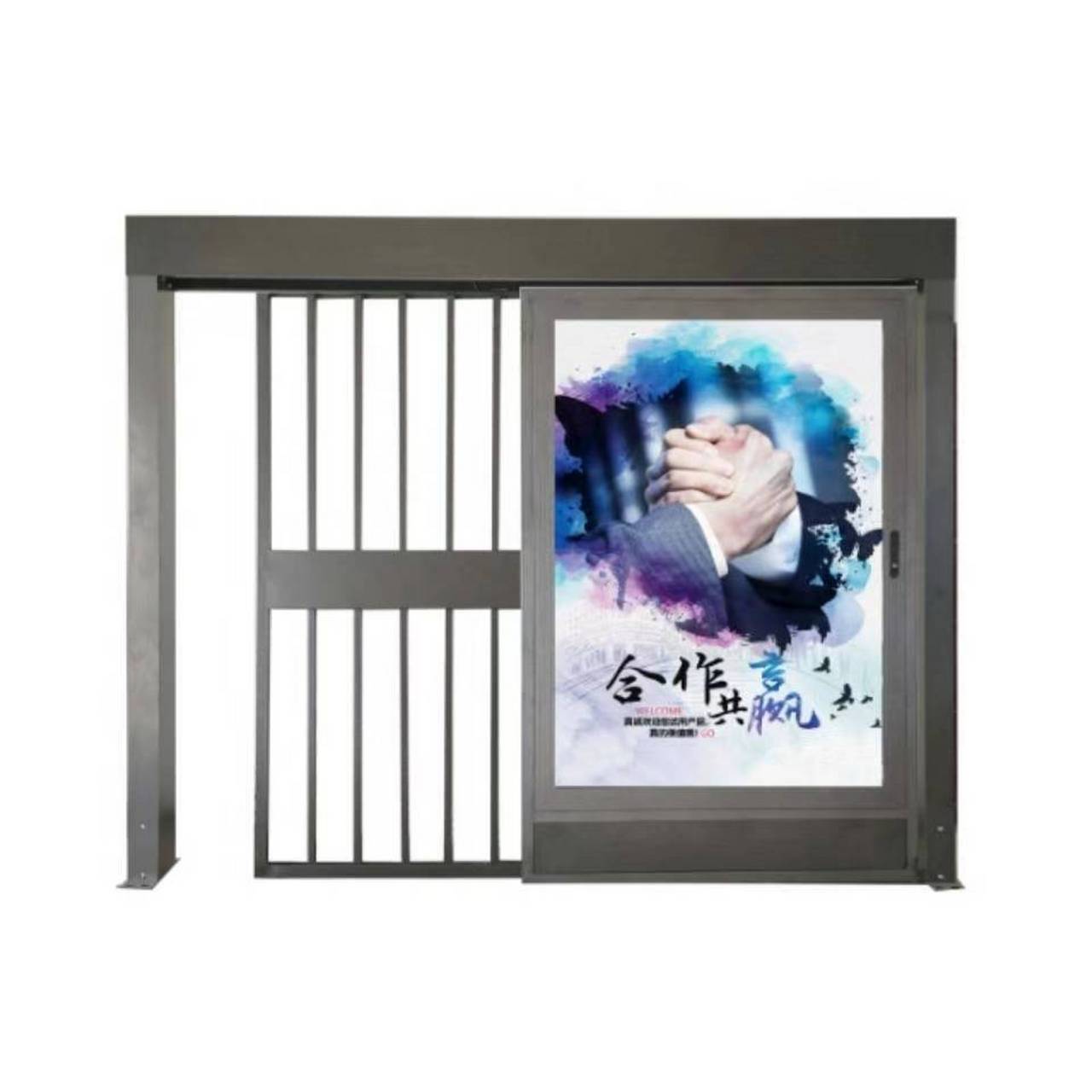 灯箱广告门