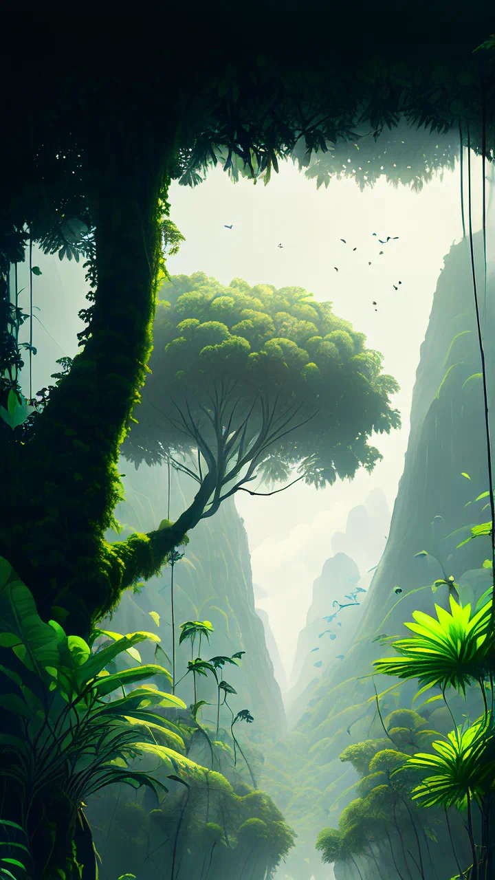 动漫壁纸#绿荫之地,纯风景