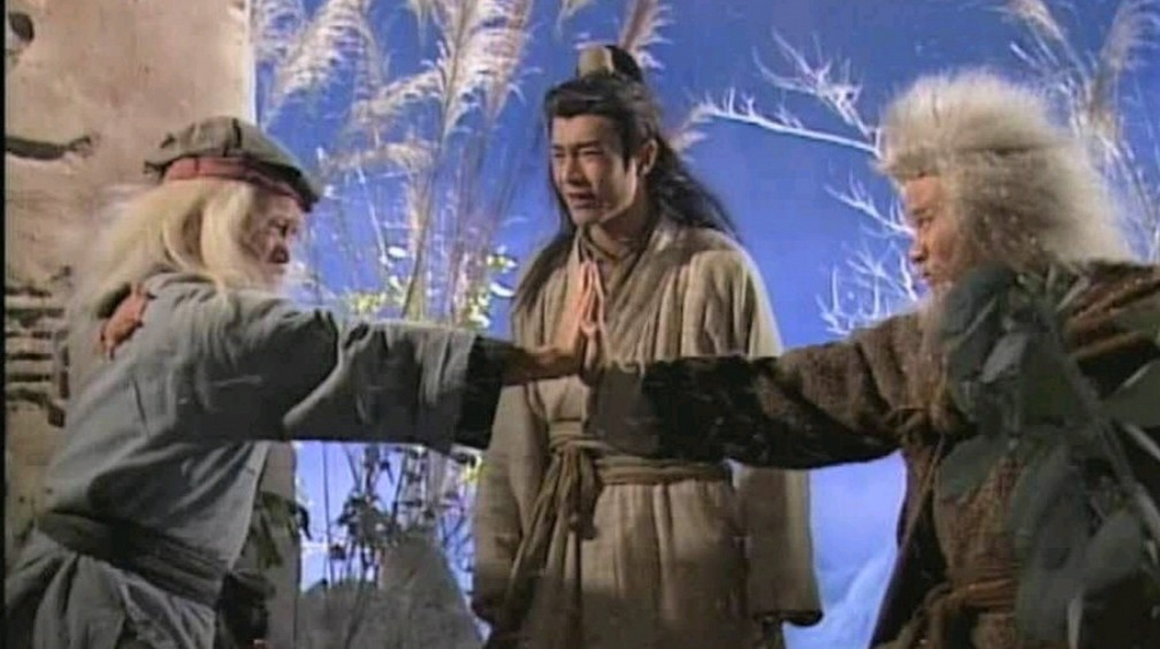他和洪七公在华山比拼武功,两人整整打了四天三夜,最后相拥大笑而逝.
