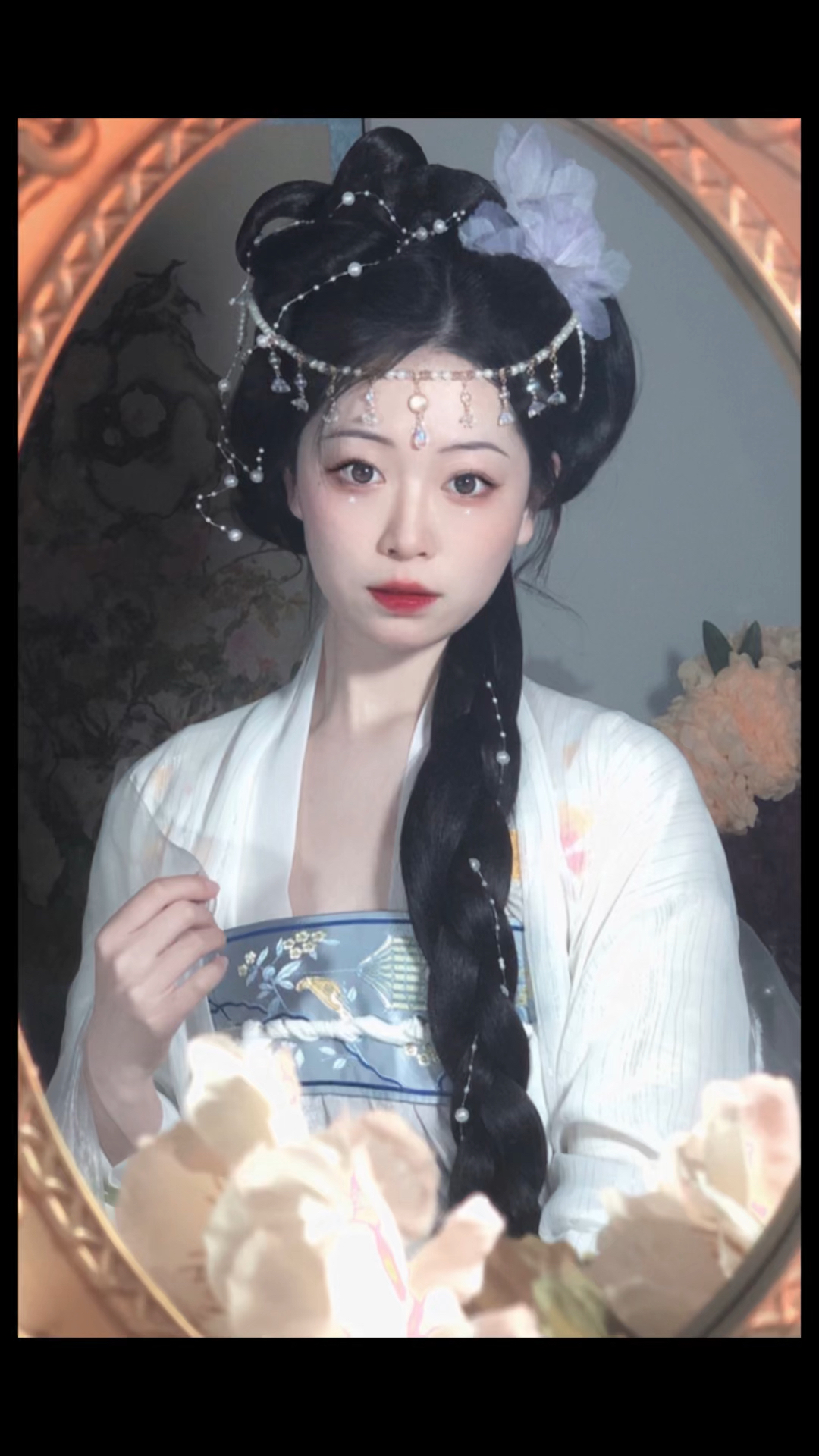 超简单鲛人公主汉服发型教程|手残狂喜发包叠叠乐