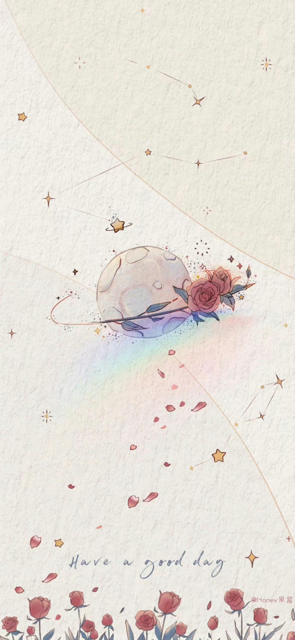 绘画欣赏 画师:honey果酱 676767#插画