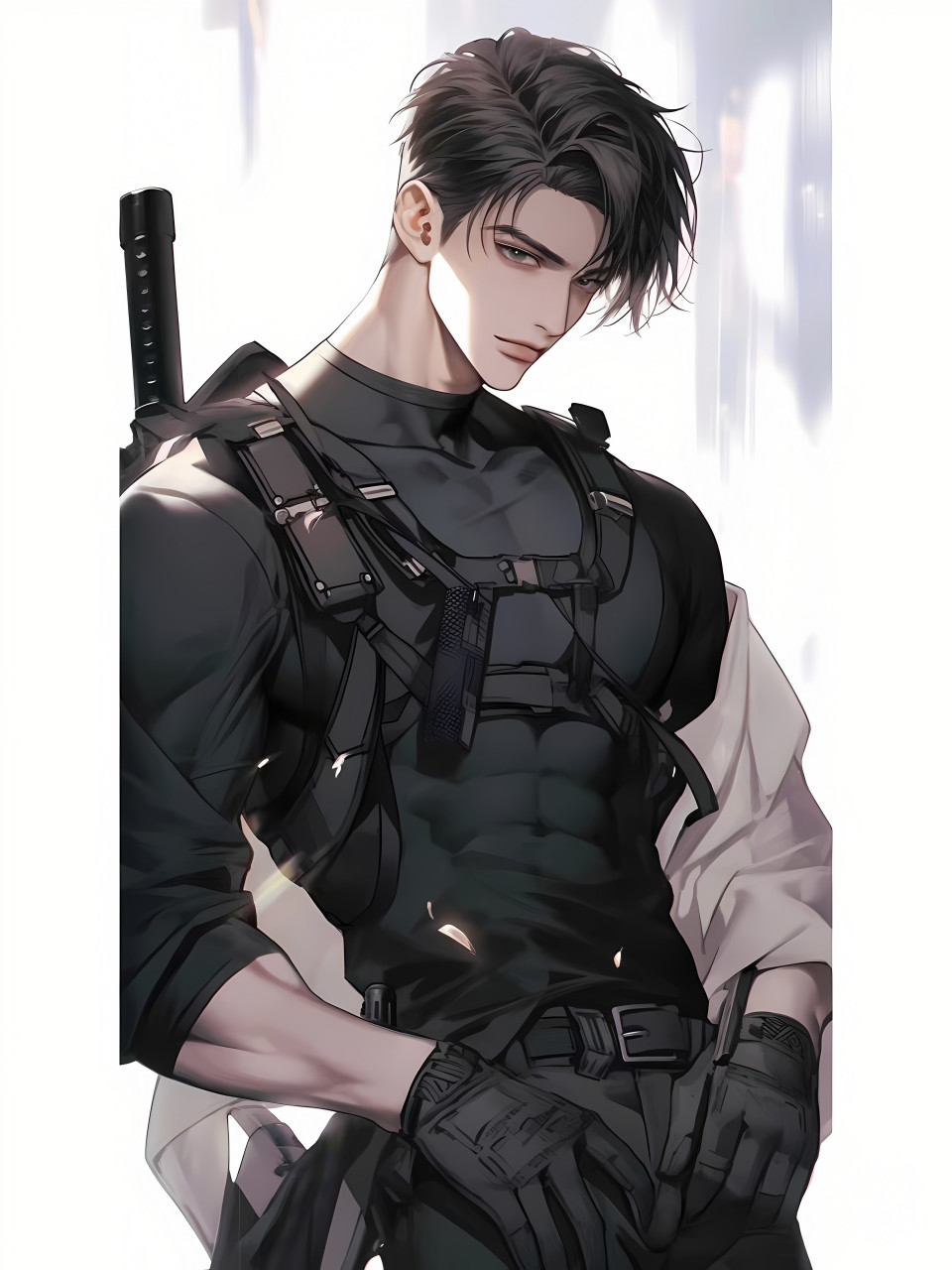 你的安全由我守护,专属保镖已上线 #二次元# #ai绘画# #ai共创计划