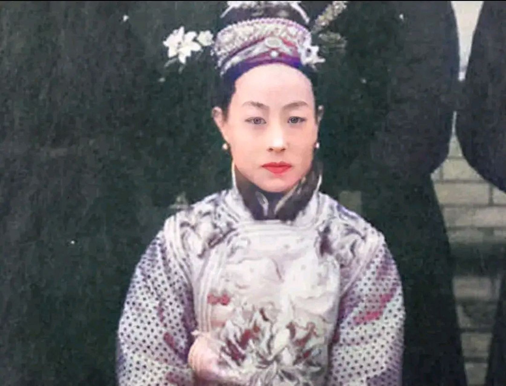 慈禧的大侄女,叶赫那拉·静荣一张老照片.