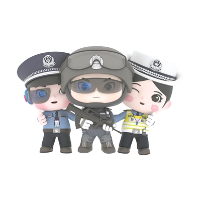 "温温,安安,稳稳"来啦!温州公安亚运安保警察卡通形象发布