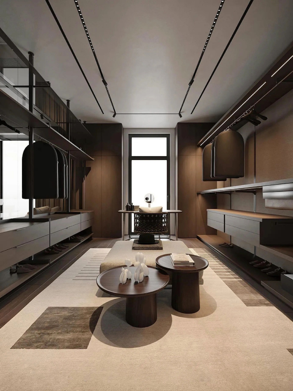 意式极简轻奢衣帽间设计,拿捏高级感!