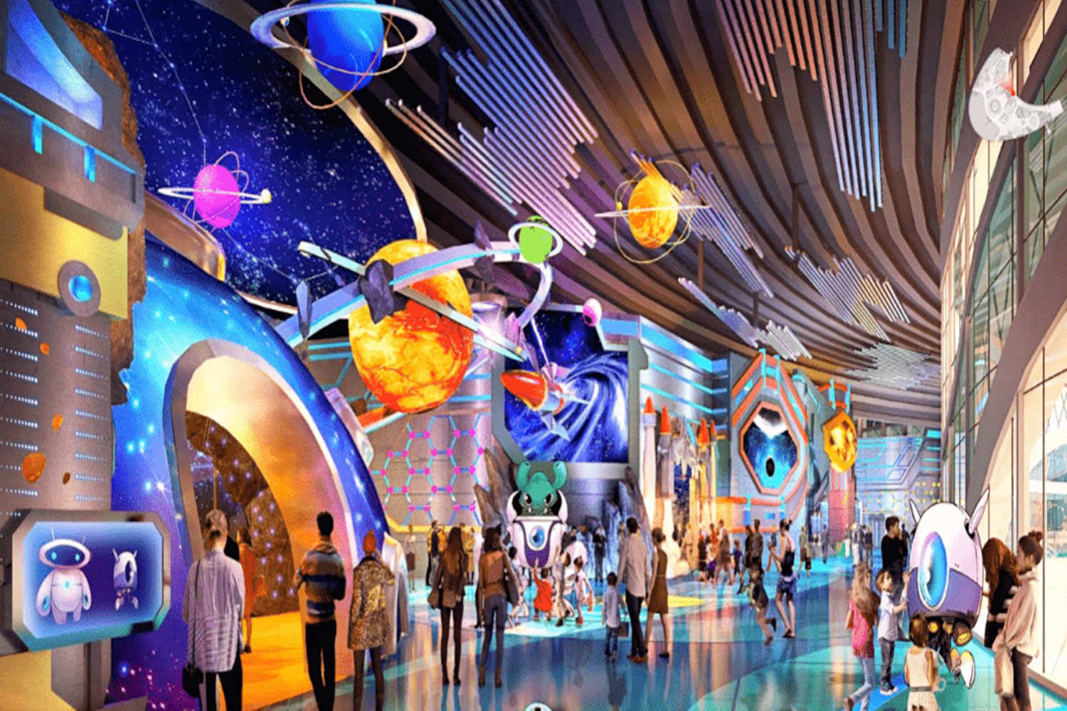 南京在建一座大型室内游乐场,占地约43万平方米,预计2021年开放