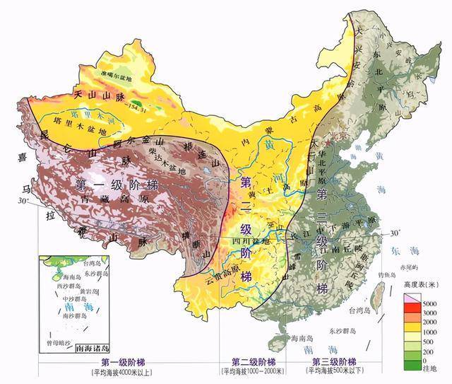 三大平原四大高原图片