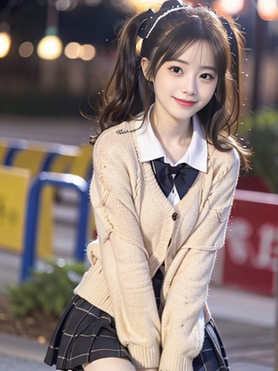 清新甜美的双马尾展现出的小仙女范