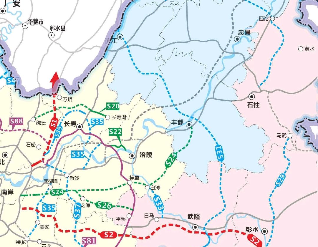 垫丰武高速公路规划图图片