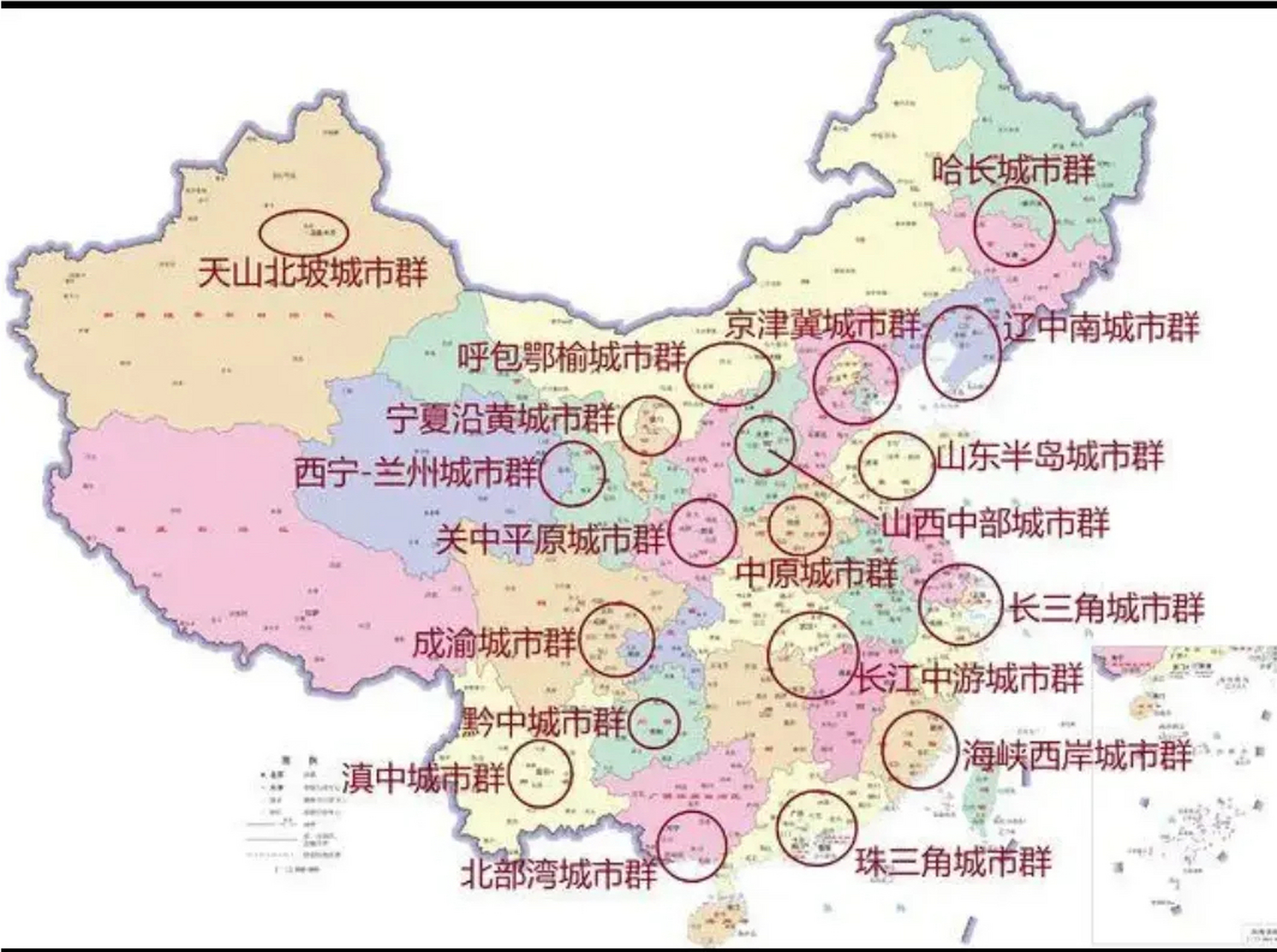 我国未来城市群,都市圈规划,哪家实力最强,一目了然!