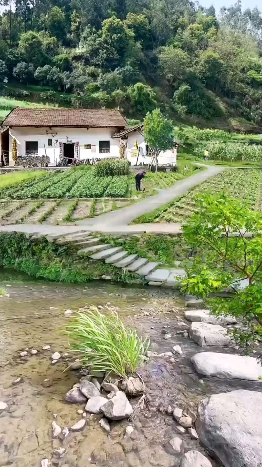 山沟沟风景图片