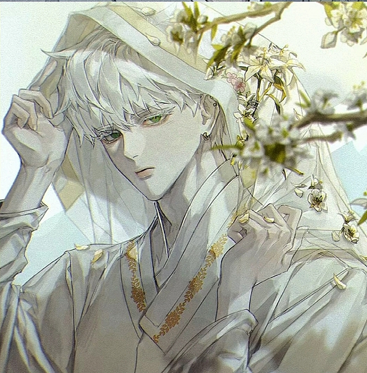 动漫男生头像  白发男合集 99·38 38 393035 3230