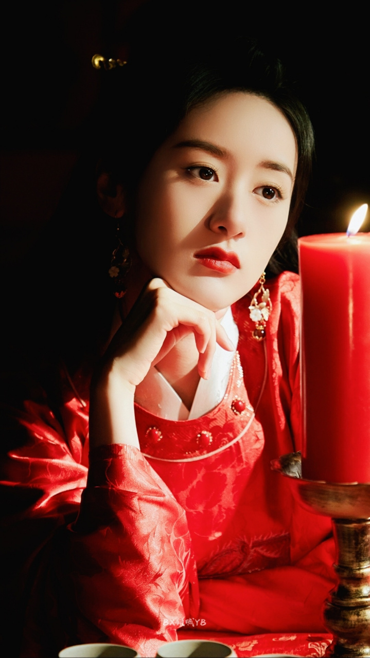 袁冰妍古装壁纸第二弹 红衣新娘,靓![心][心][心]