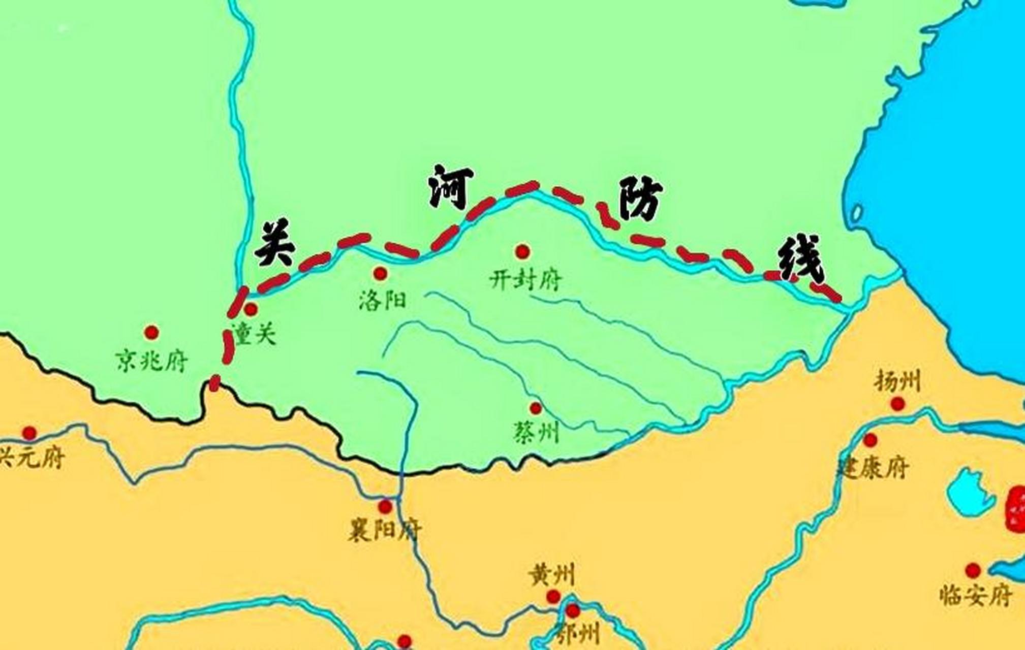 南宋设想的"关河防线"  事实证明,最好的防御还是主动进攻.