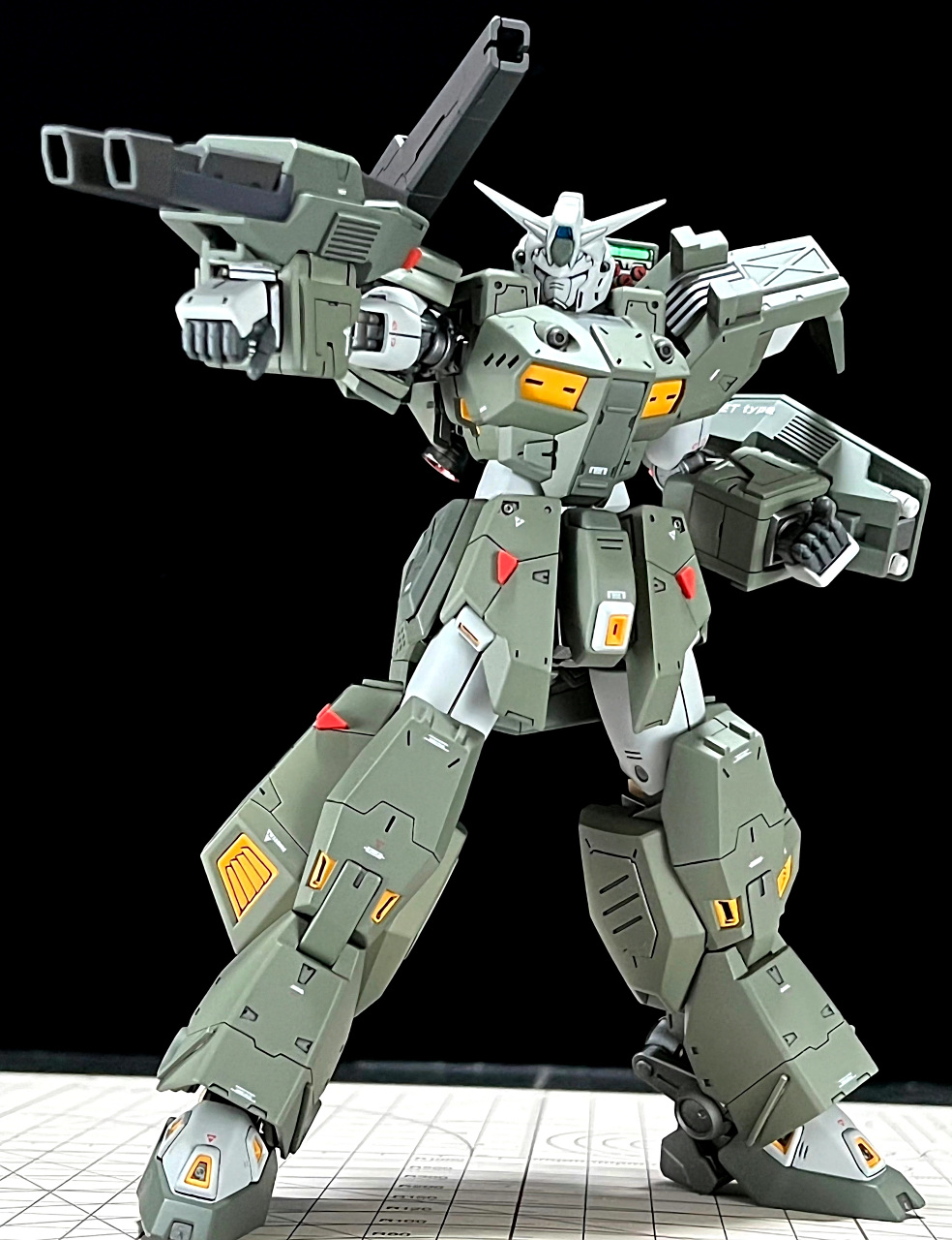 模型欣赏:机动战士高达 mg 高达f90 j形态,高达f90的全装甲状态,by
