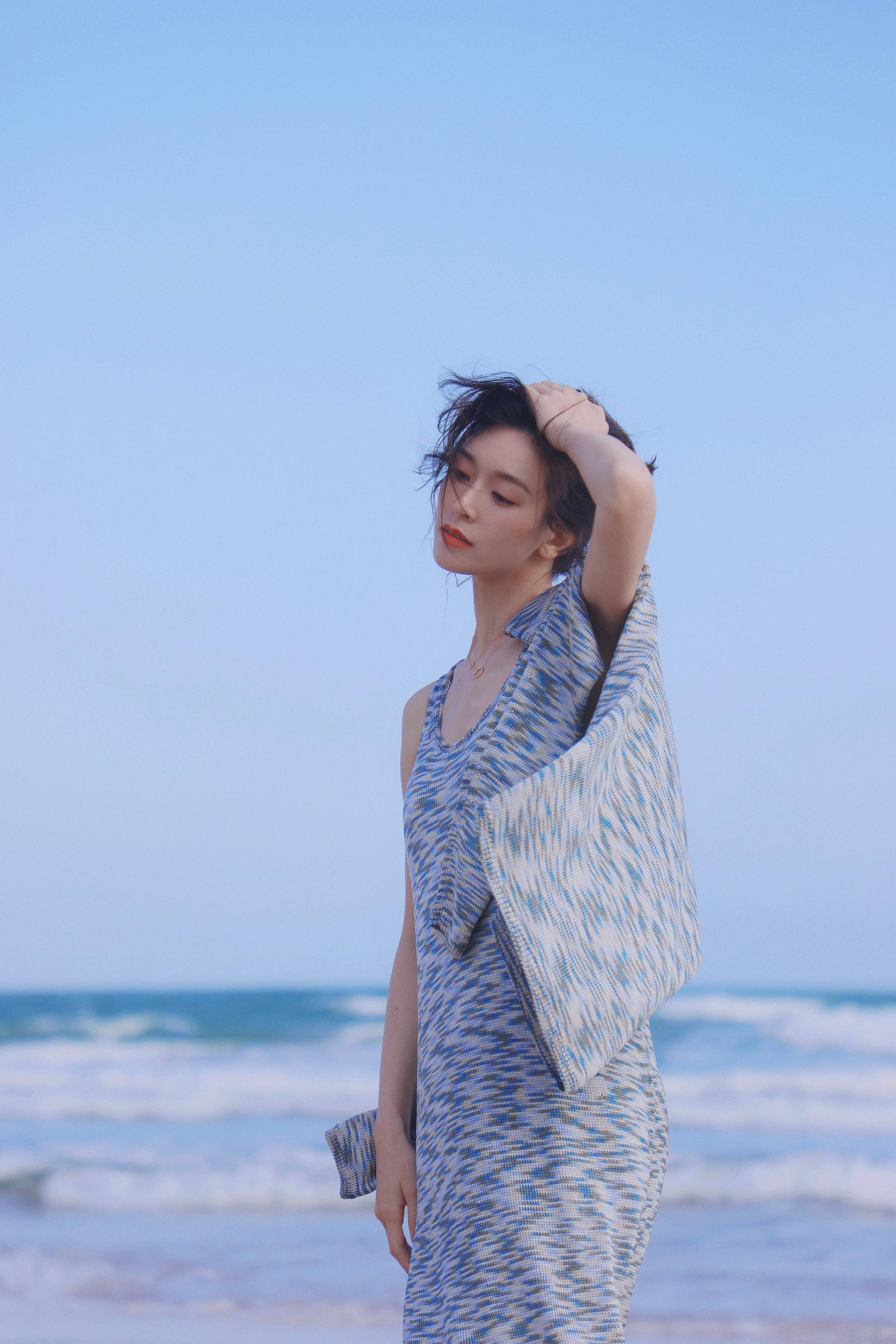 文咏珊图集第二弹,夏日海边度假的清凉美女
