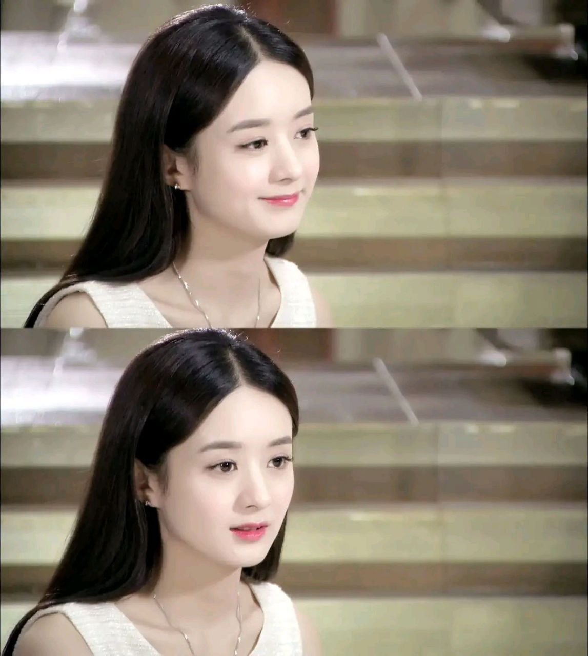 好喜欢江百合时期的赵丽颖,黑长直显得她真的好温婉,看着乖美乖美的!