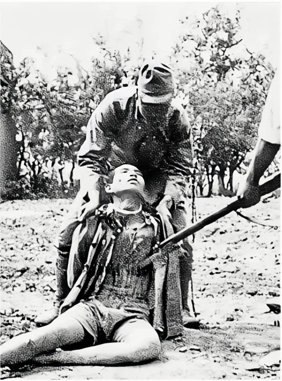 日军刺刀杀小孩图片