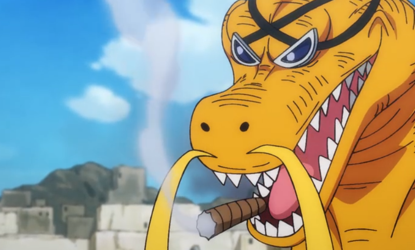 海贼王944集:最失败的两个镜头,奎因配色太丑,大妈撞门显尴尬