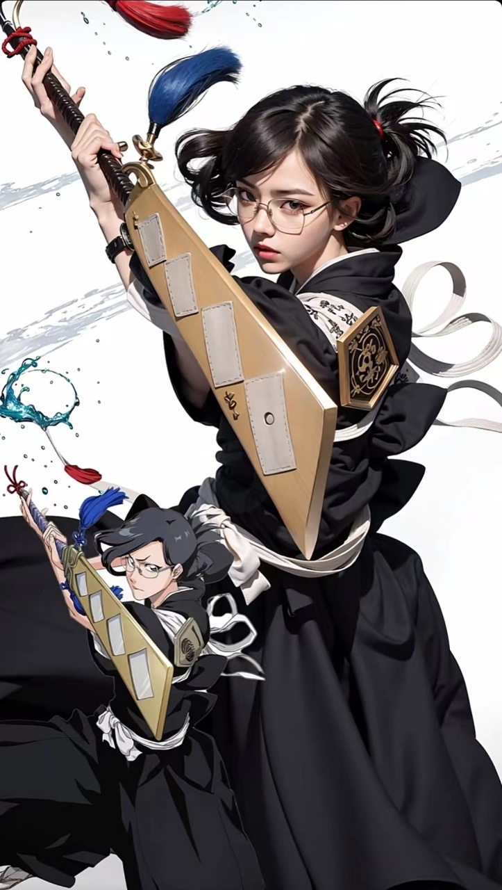 死神里的女性角色,碎蜂的武器画没了,还有那个拿木板的是?