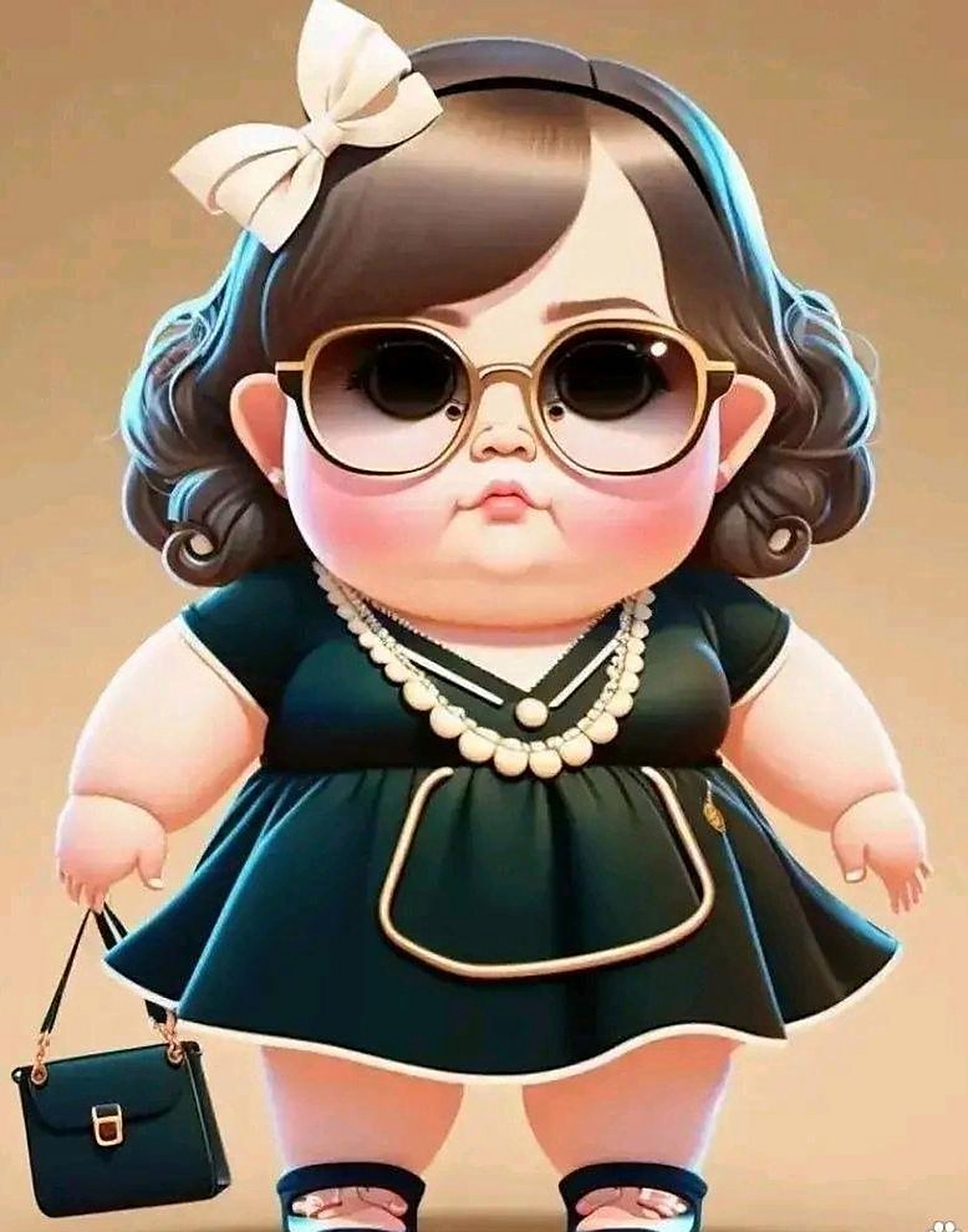 姐胖怎么了?走路都带风!