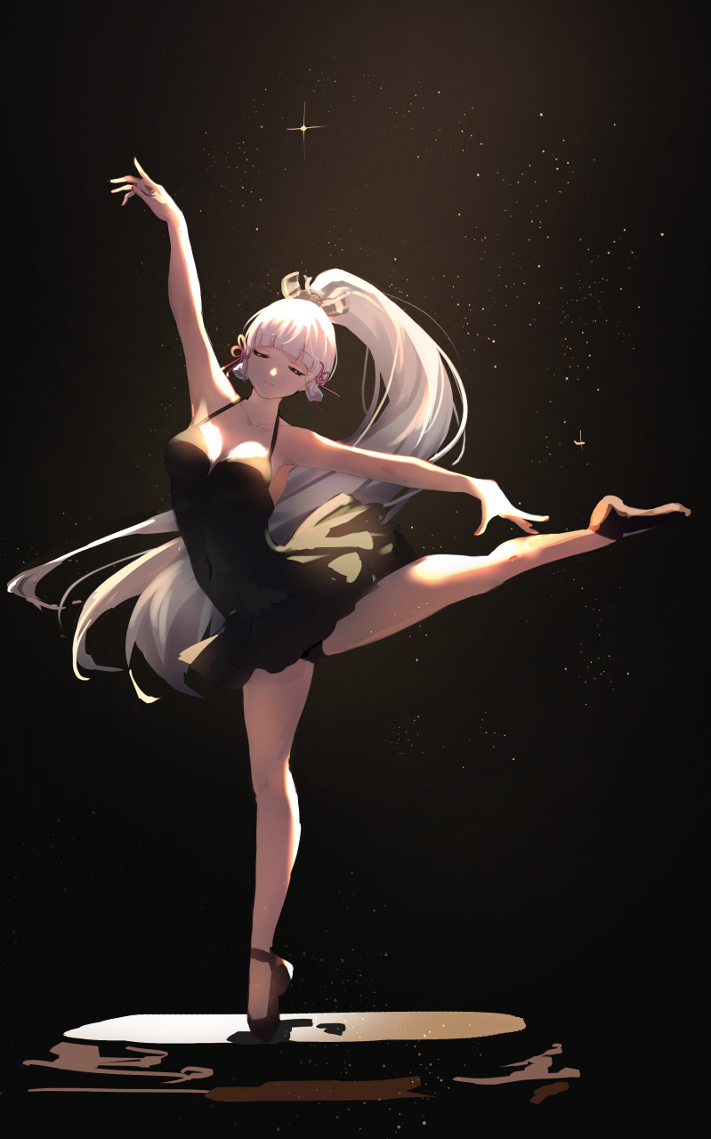 神里绫华黑色芭蕾 画师:空亭