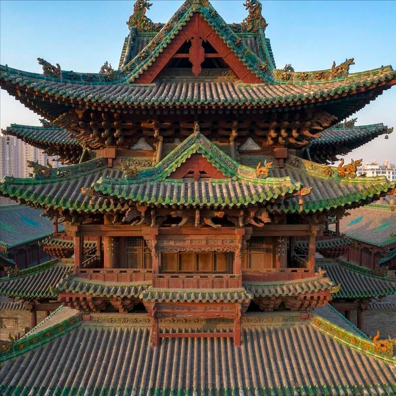 山西最值得去看的古建遗迹之【祆神楼】|||位于介休市的祆(xiān)神楼