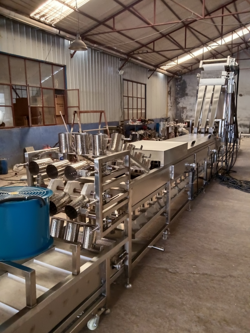伊面油炸流水线热干面蒸煮流水线