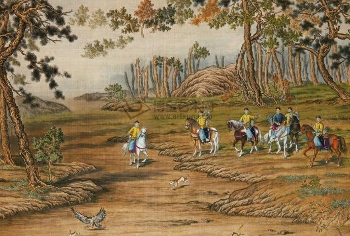 清朝木兰秋狝制度的实行,真正的将这种方式变为训练八旗骑射手段