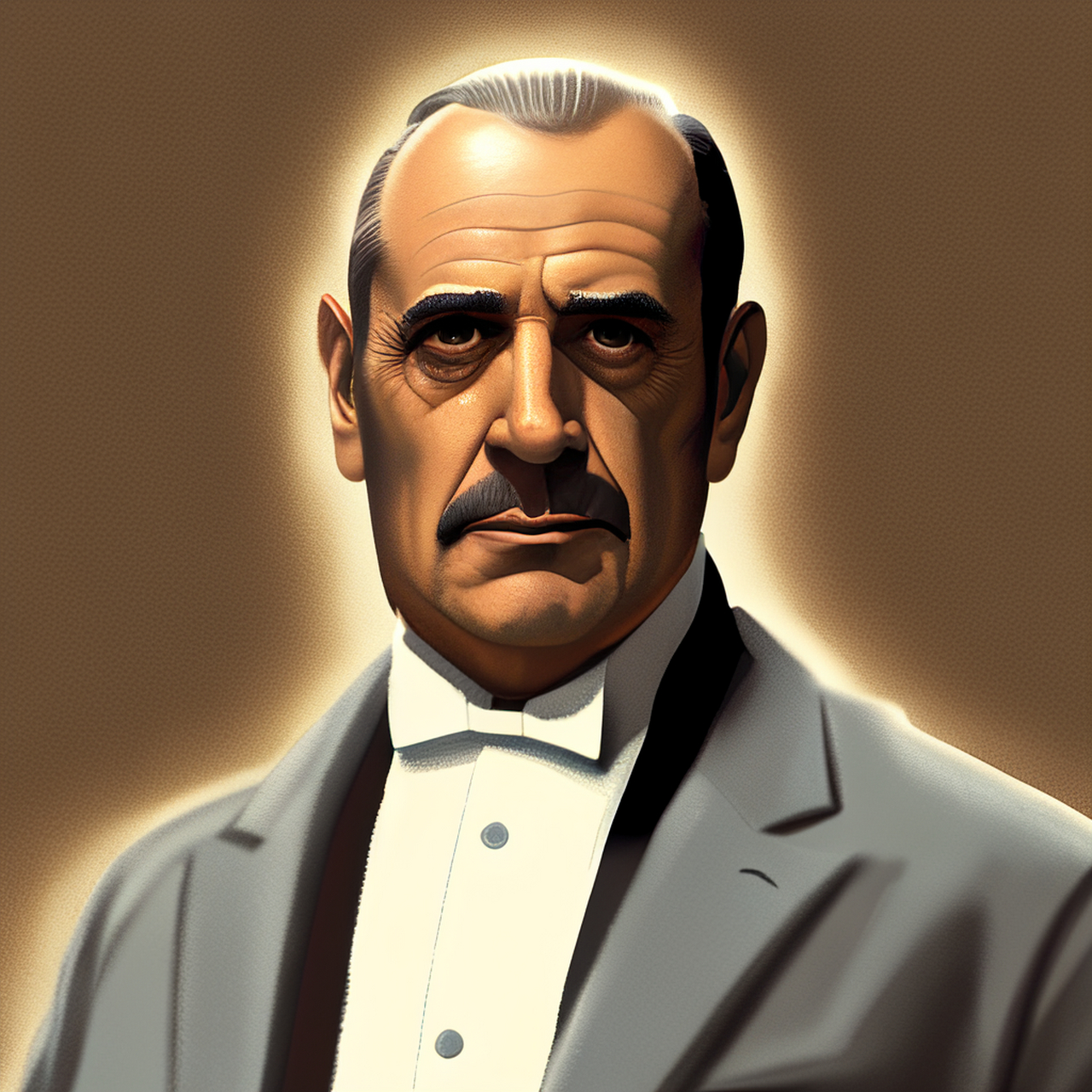 这几天重新看了一遍《教父》,顺便请涂鸦一格画了几张海报.