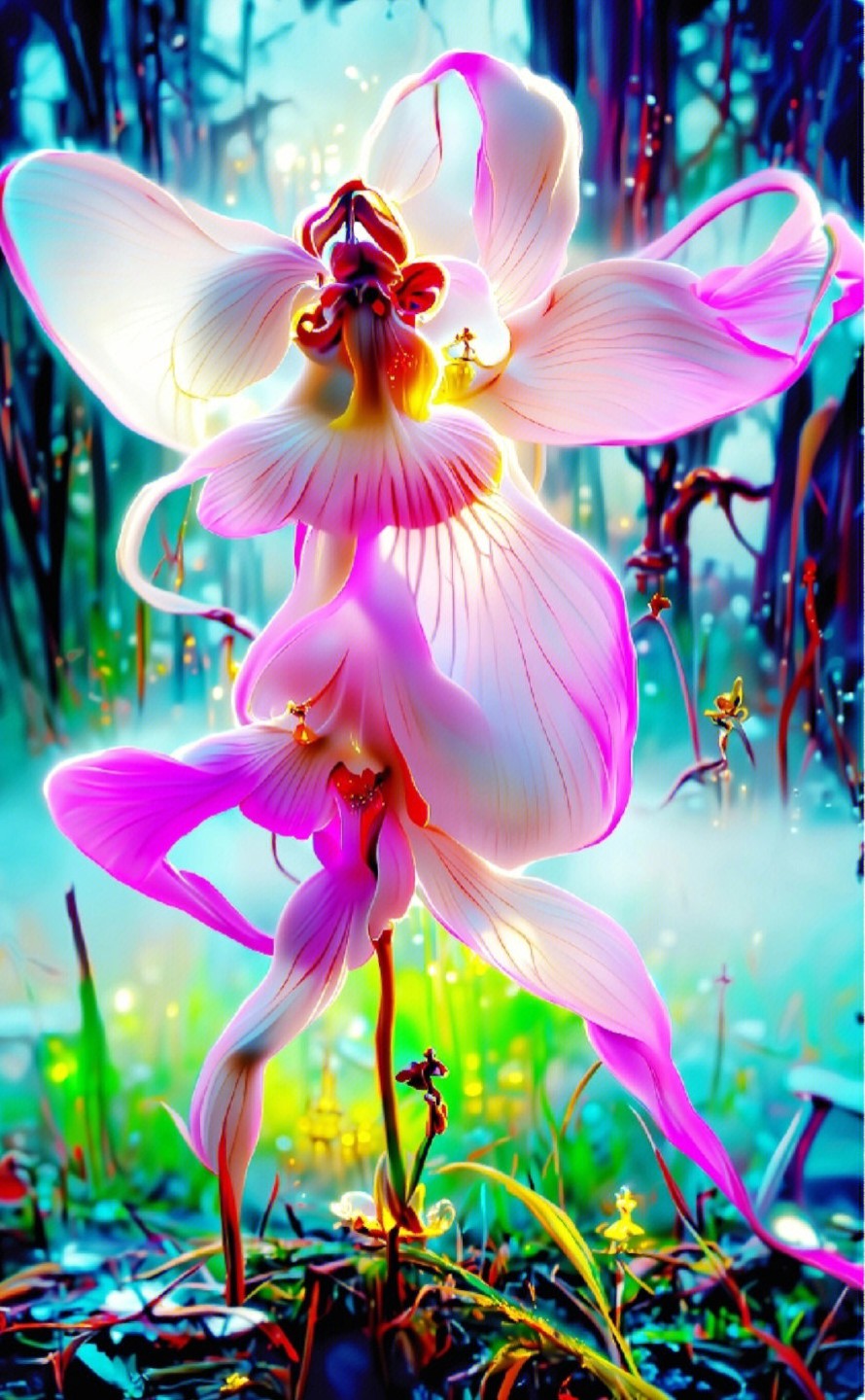 芭蕾舞兰花壁纸