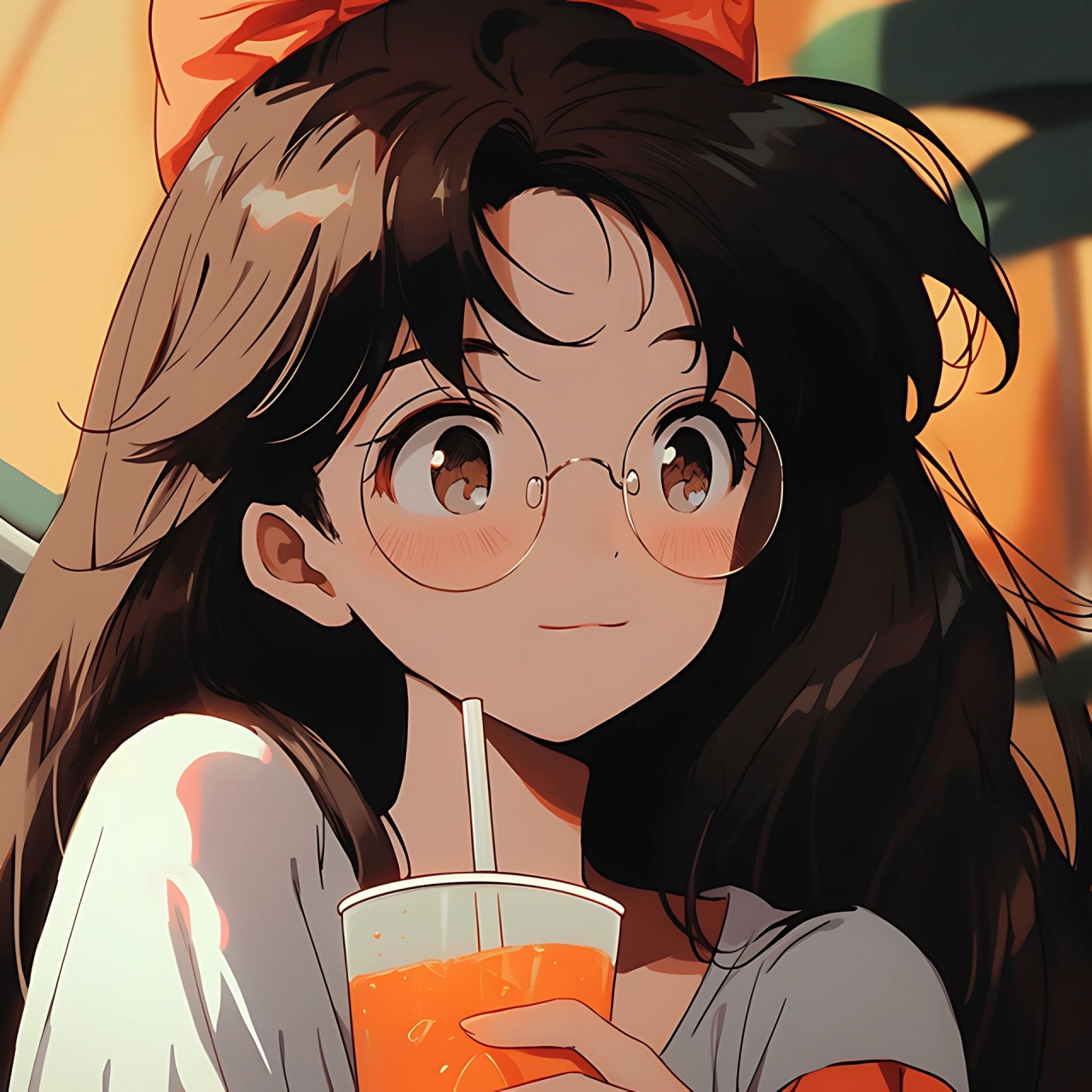 多巴胺少女头像,太甜啦[亲吻]#头像# #ai绘画# #ai共创计划