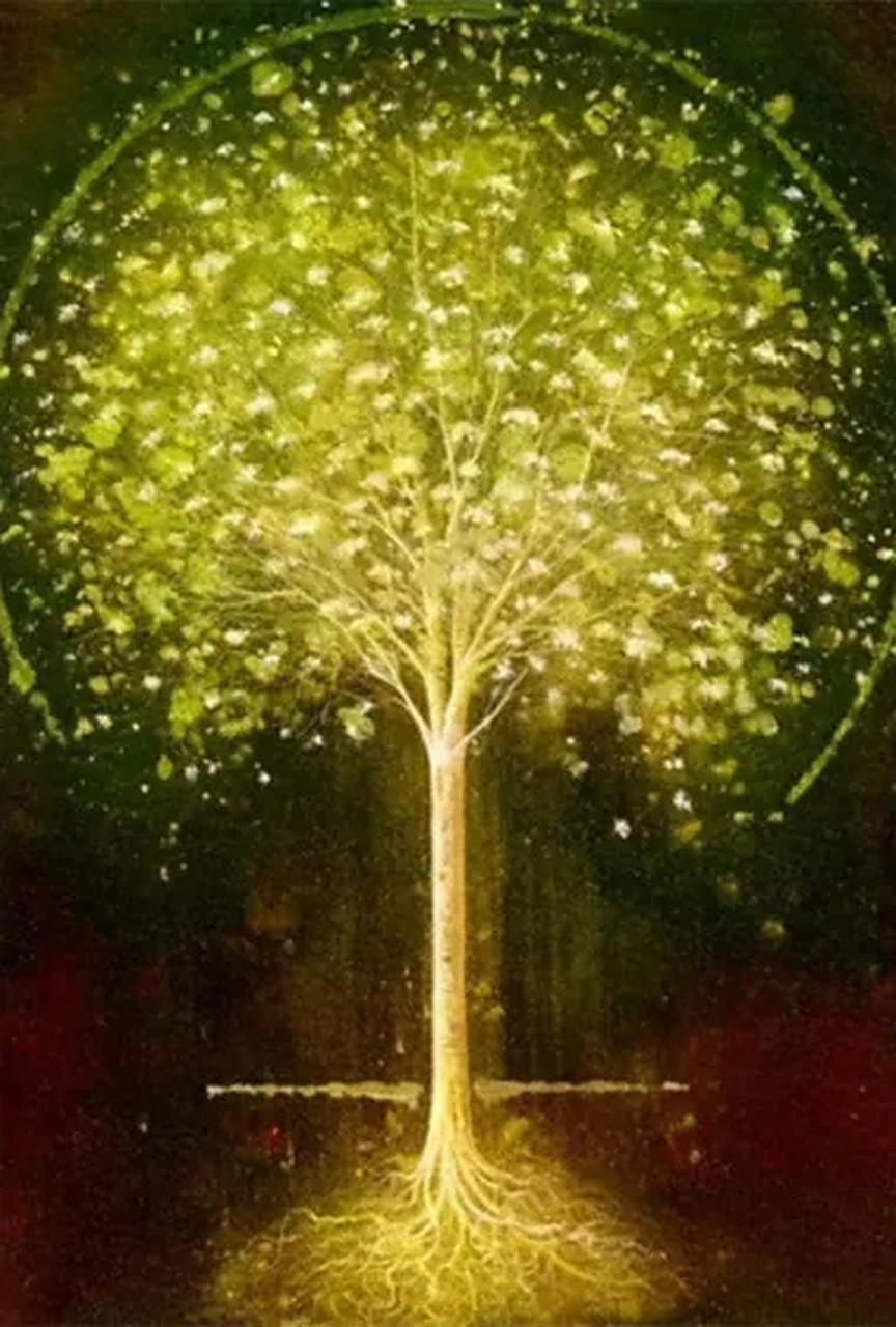 迷榖(gǔ) 据南山一经所记,招摇山上有一种树,名叫迷穀,这树的形状像