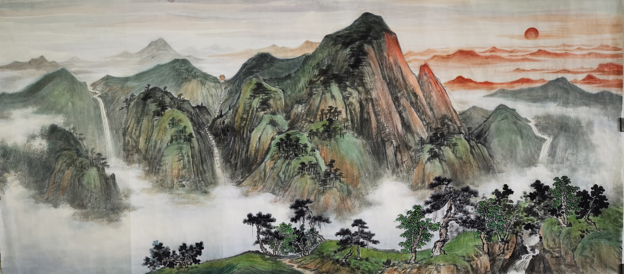 殿堂画家韩书阁山水画,画坛才子李亚花鸟画作品集