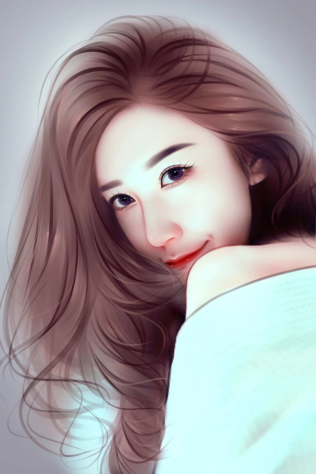 画个新头像吧,高冷知性的女生头像,气质十足