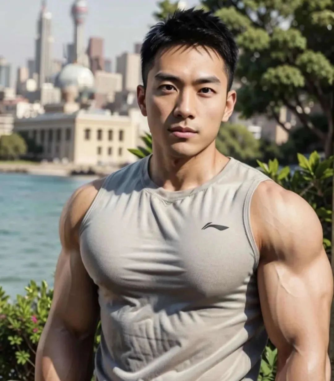 高配版"汪小菲"?ai天菜肌肉男神太完美