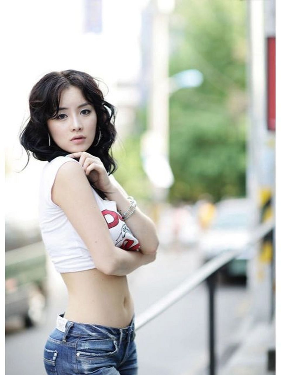 当年超火的写真,牛仔裤yyds(二) 韩国女神车模林智慧经典牛仔裤写真