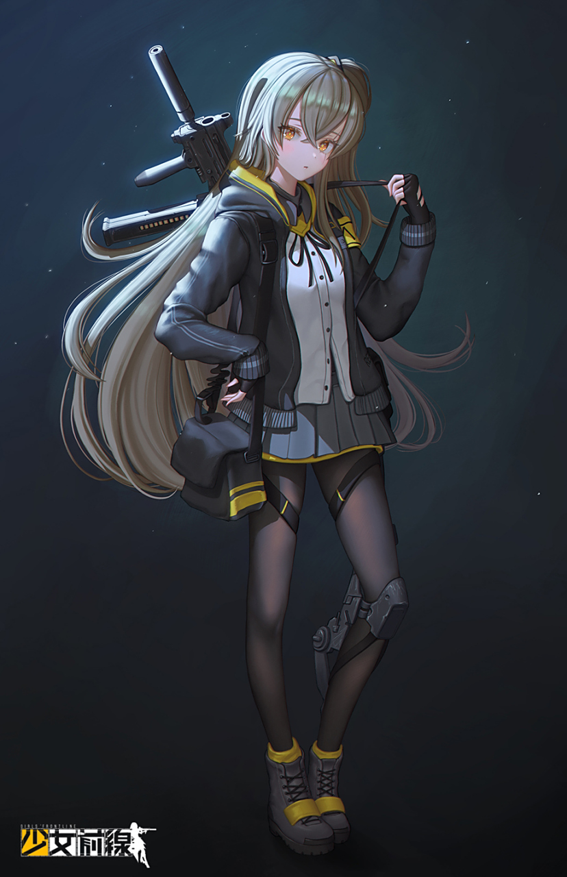 鼻梁骨警告7215——ump45(少女前线)#二次元#  画师:hancho