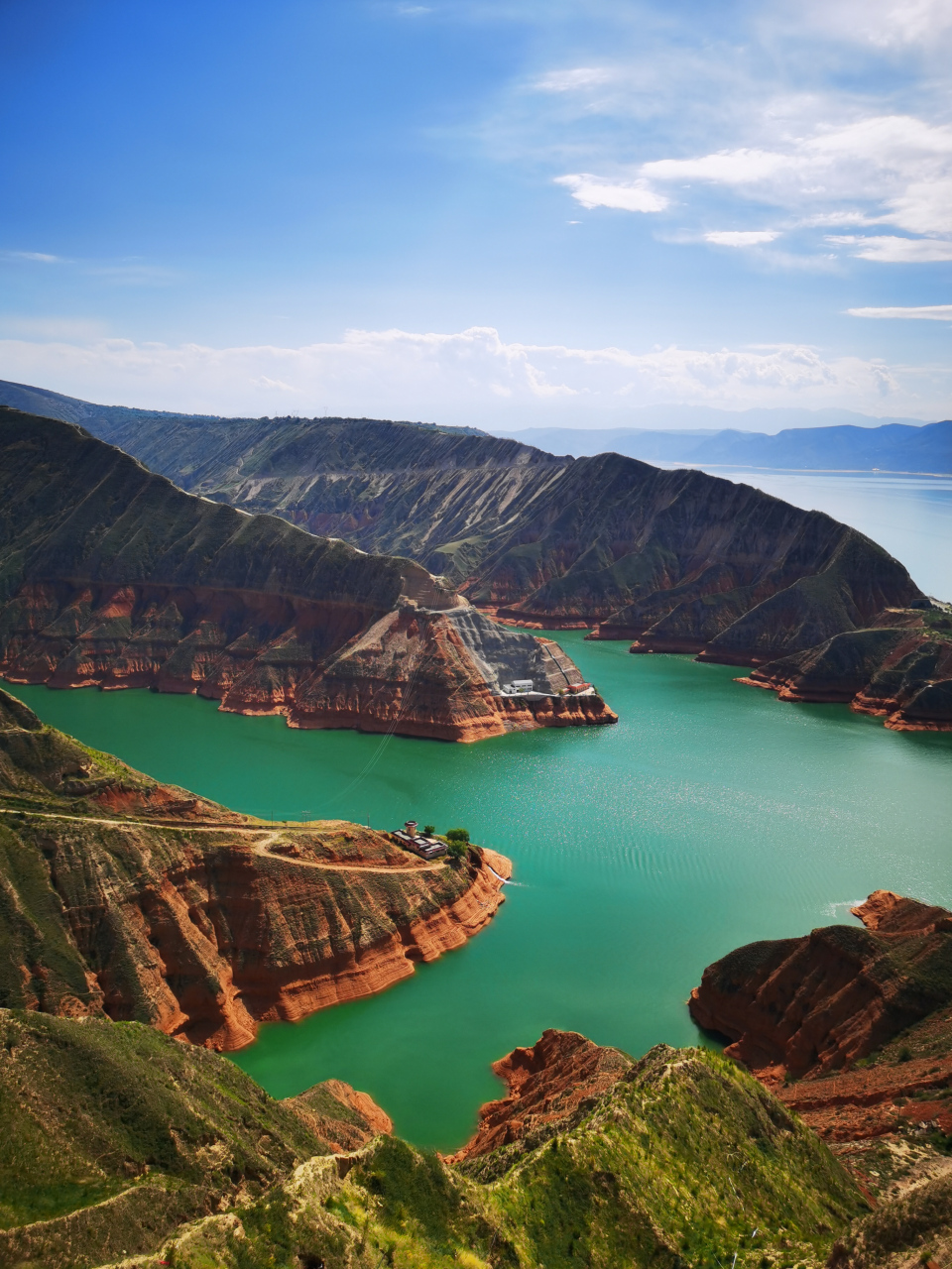 黄河三峡风光无限,刘家峡水库平湖碧波