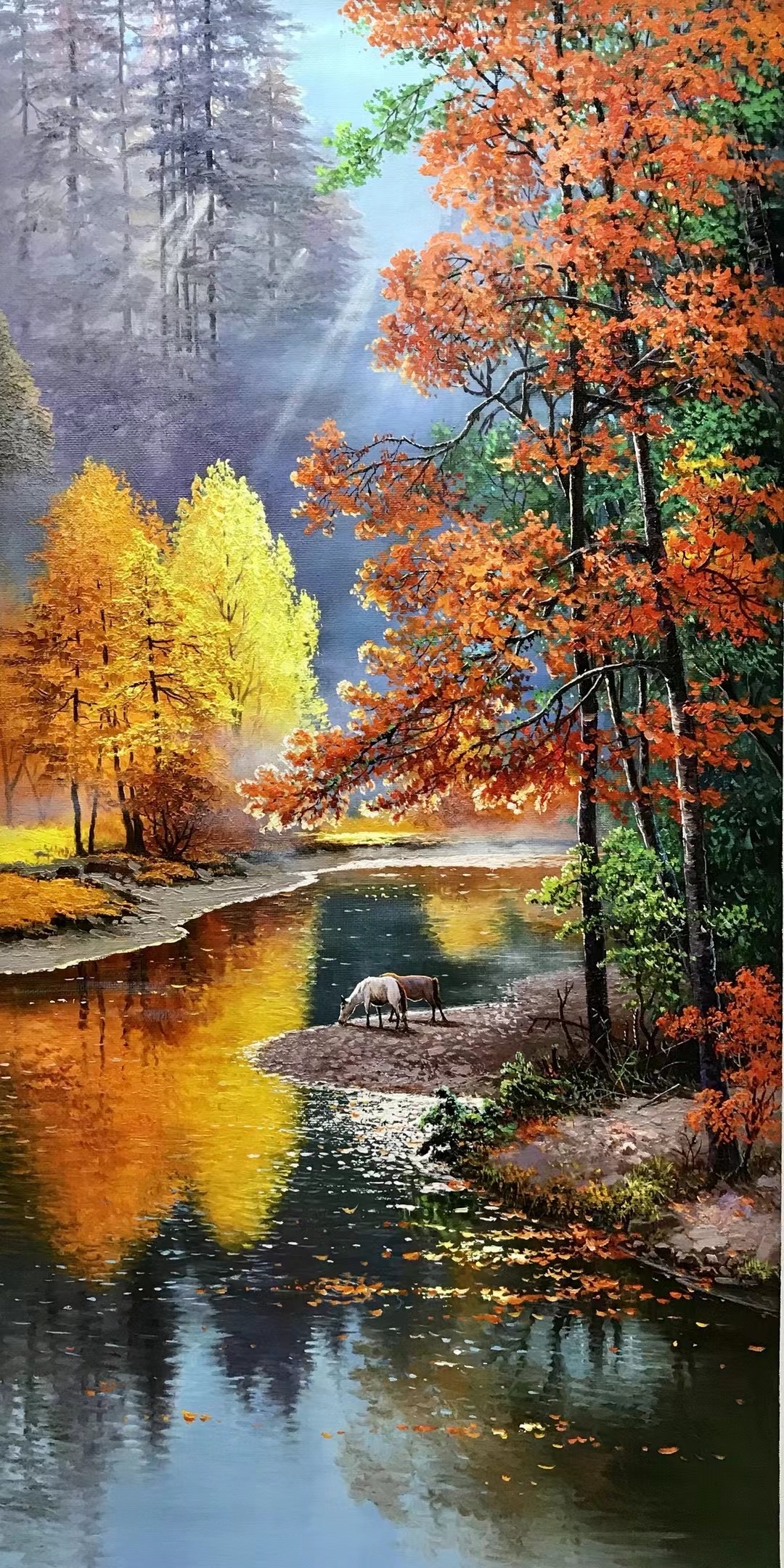 著名画家龙蟠精品油画作品集高清图片