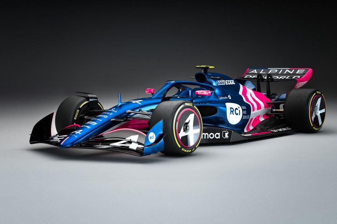 alpinef1车队官宣bwt成为冠名赞助商,将使用蓝色 粉色的涂装
