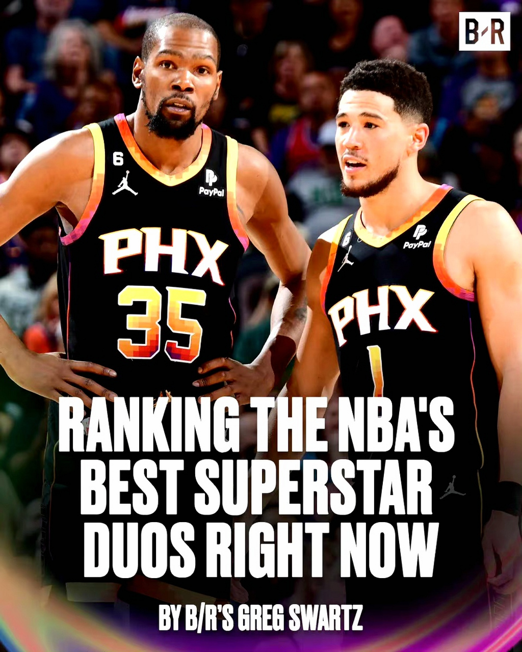 nba联盟排名现役五大双人组合  1.杜兰特,布克 2.约基奇,穆雷 3.