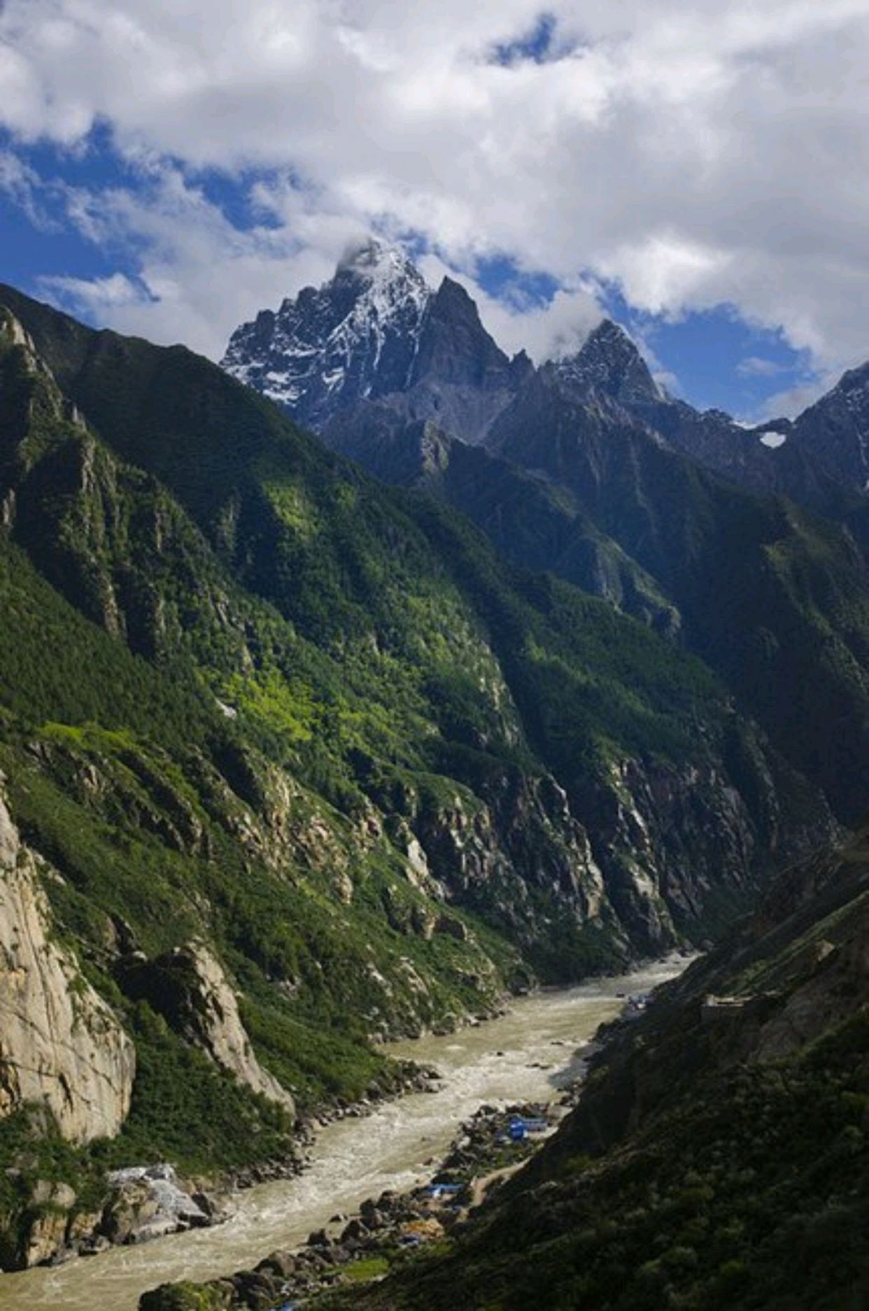 雅江县风景图片